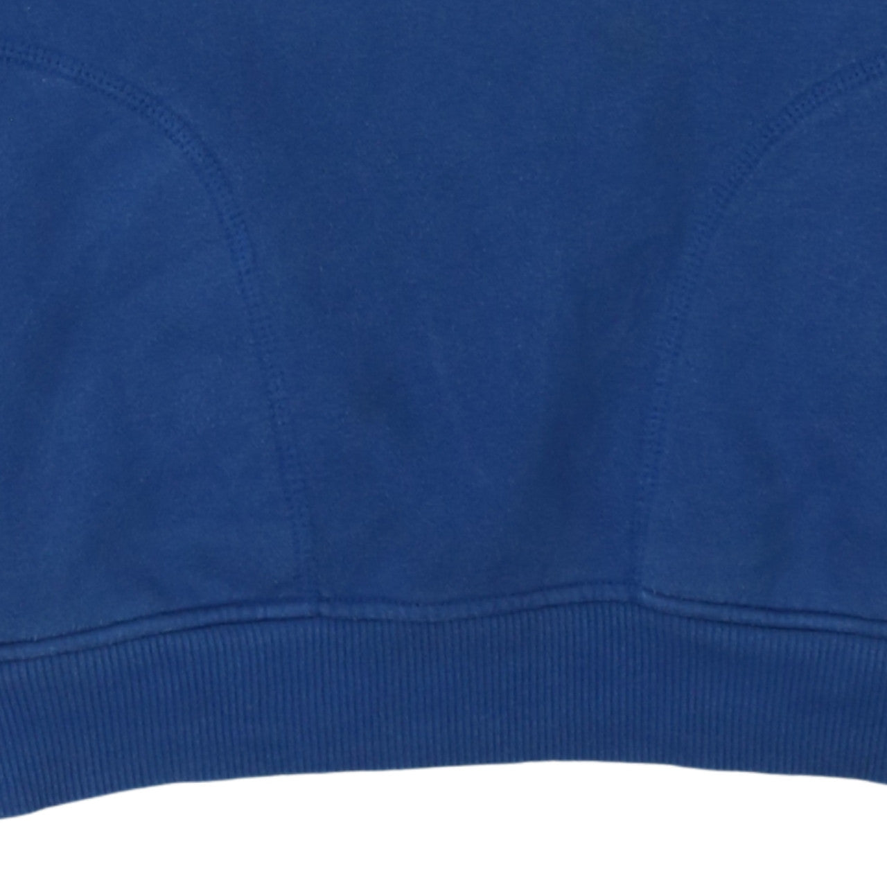 Adidas Mens Blue Crew Neck Logo Pullover Sweatshirt Size S