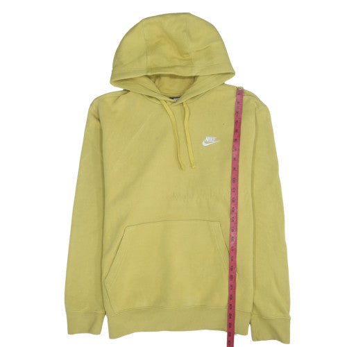 Nike Men’s Yellow Pullover Hoodie Regular Fit Medium