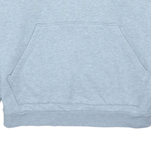 Adidas Womens Grey Size 12 Pullover Hoodie with Logo Accents