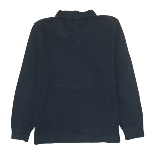 Nike Men's Black L 1/2 Zip Collared Fleece Sweatshirt