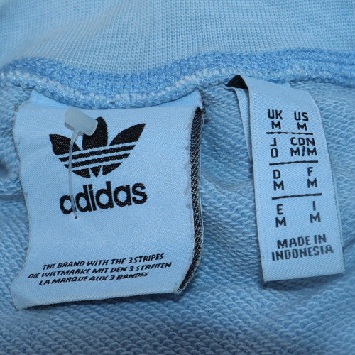 adidas Men's Blue Crew Neck Pullover Sweatshirt M Regular Fit