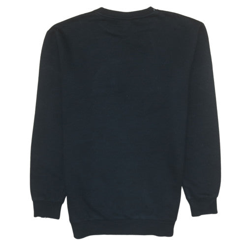 Ellesse Men's Black XS Pullover Crew Neck Logo Sweatshirt