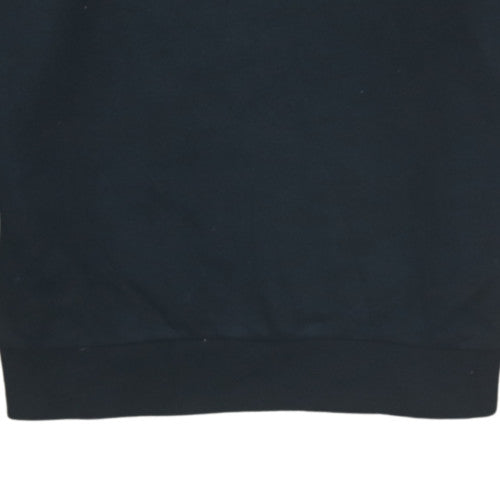 Ellesse Men's Black XS Pullover Crew Neck Logo Sweatshirt