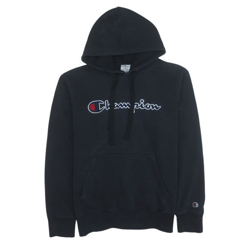 Champion Women’s Black Large Pullover Hoodie with Logo Detail