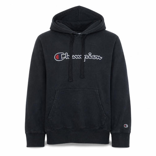 Champion Women’s Black Large Pullover Hoodie with Logo Detail