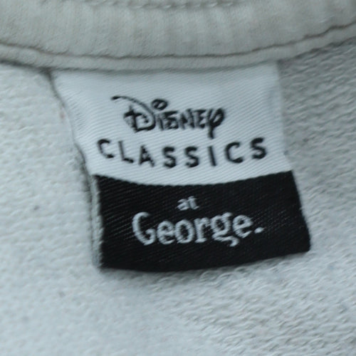 Disney Classics at George Women’s Grey Stitch Sweatshirt L 16-18 Pullover