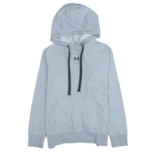 Under Armour Men's Grey Pullover Hoodie Size S Relaxed Fit Fleece