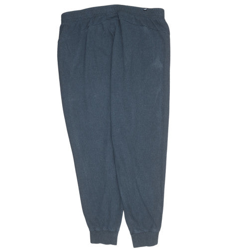 Puma Men's Blue 2XL Jogger Sweatpants Regular Fit Fleece Tapered
