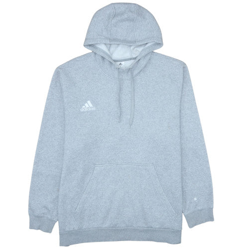 Adidas Men’s Grey 2XL Pullover Hoodie Fleece Sweatshirt