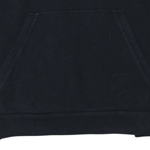 Adidas Men's Black XL Pullover Hoodie with Logo Print