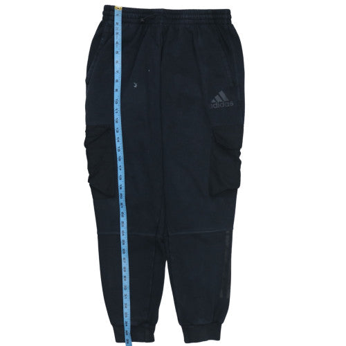 Adidas Mens Black Jogger Fleece Activewear Trousers M