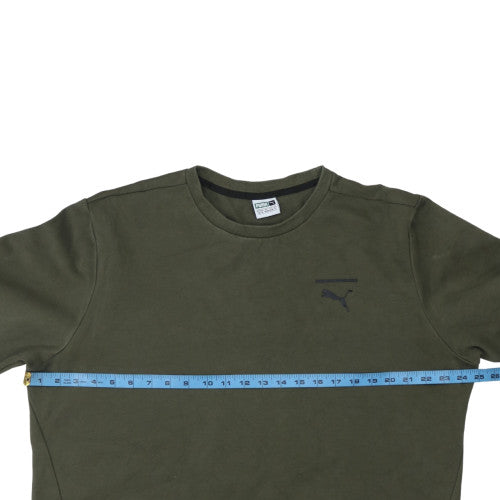 Puma Men's Green XL Pullover Crew Neck Sweatshirt