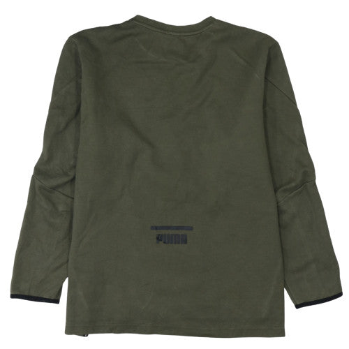 Puma Men's Green XL Pullover Crew Neck Sweatshirt
