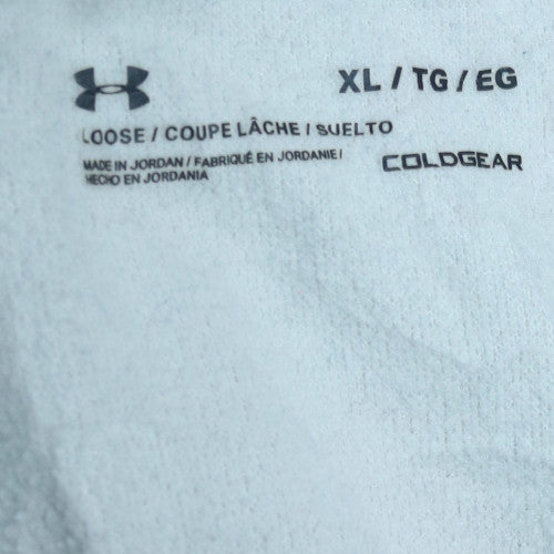 Under Armour Men's Beige XL 1/2 Zip ColdGear Sweatshirt