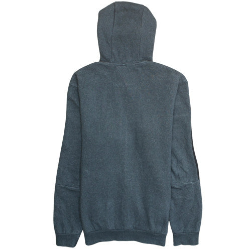 Adidas Men Grey Full Zip Hoodie M Sports Fleece Hooded Sweatshirt