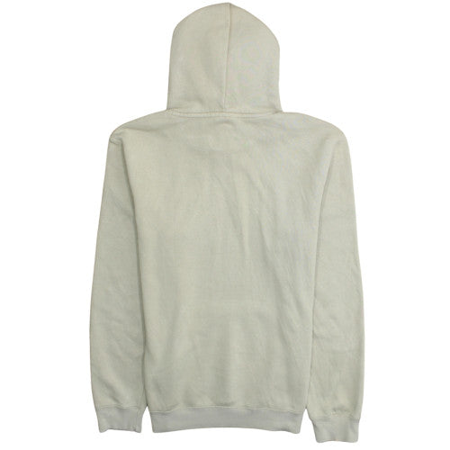 Champion Men's Beige Pullover Hoodie Medium Fleece Logo Sweatshirt