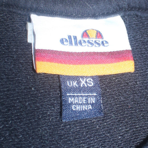 Ellesse Men's Grey XS Pullover Sweatshirt Crew Neck Retro Logo