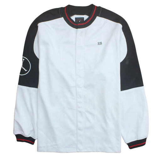 Jordan Men's White Black M Track Jacket 23 Logo Basketball Style