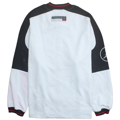 Jordan Men's White Black M Track Jacket 23 Logo Basketball Style
