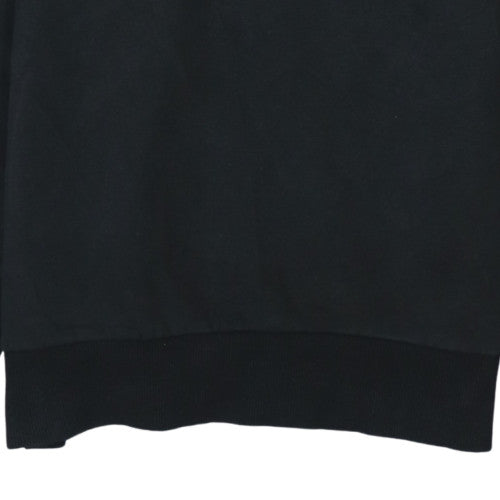 Puma Men's Black Small 1/4 Zip Pullover Sweatshirt