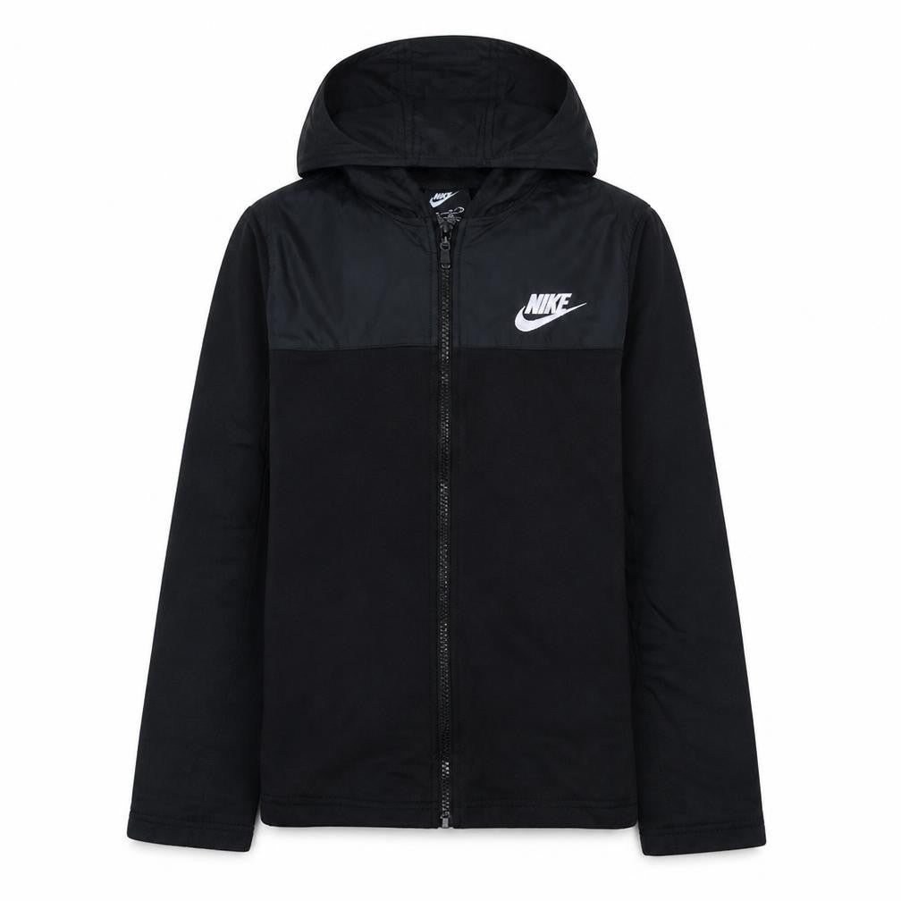 Nike Boys Black Full Zip Hoodie XL 158-170cm Hooded Sweatshirt