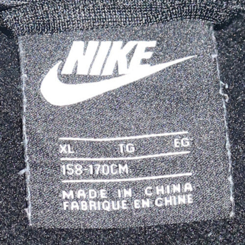 Nike Boys Black Full Zip Hoodie XL 158-170cm Hooded Sweatshirt
