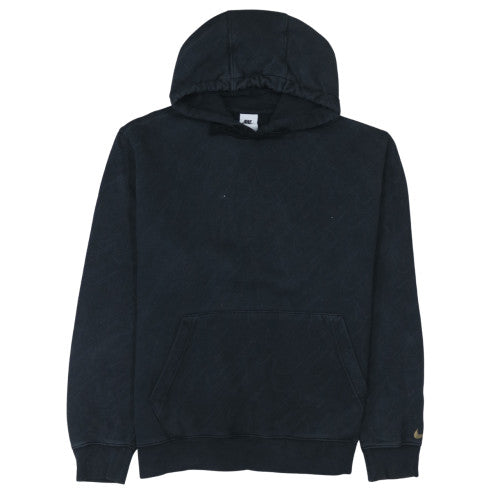Nike Womens Black Pullover Hoodie L Cotton Blend Casual Sweatshirt