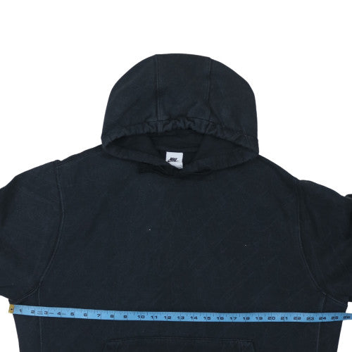 Nike Womens Black Pullover Hoodie L Cotton Blend Casual Sweatshirt