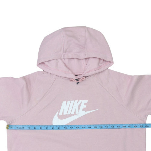 Nike Women’s Pink Pullover Hoodie XL Cotton Logo Casual Sweatshirt