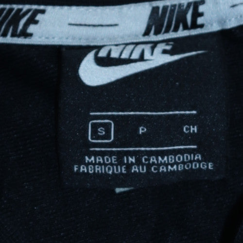 Nike Men’s Black Crew Neck Logo Pullover Sweatshirt Size S