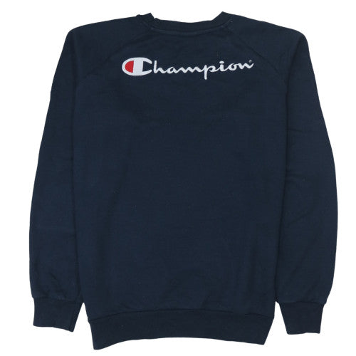 Champion Men's Blue 2XL Pullover Sweatshirt Crew Neck Fleece