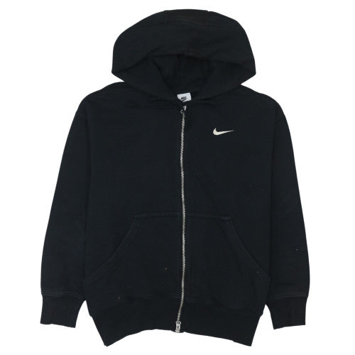 Nike Men’s Black Full Zip Hoodie Sweatshirt Size S Fleece Sportswear