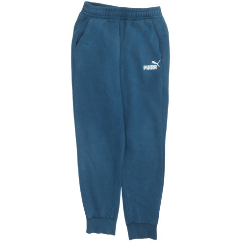 Puma Men's Blue Fleece Jogger Sweatpants S Regular Fit Activewear