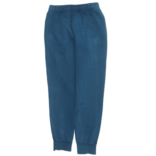 Puma Men's Blue Fleece Jogger Sweatpants S Regular Fit Activewear