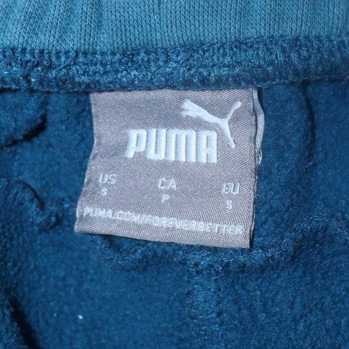 Puma Men's Blue Fleece Jogger Sweatpants S Regular Fit Activewear