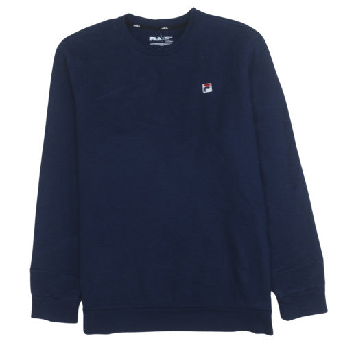 FILA Men's Blue Crew Neck Pullover Sweatshirt Size L