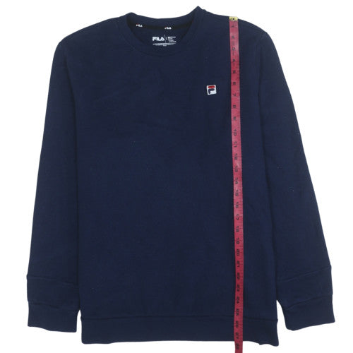 FILA Men's Blue Crew Neck Pullover Sweatshirt Size L