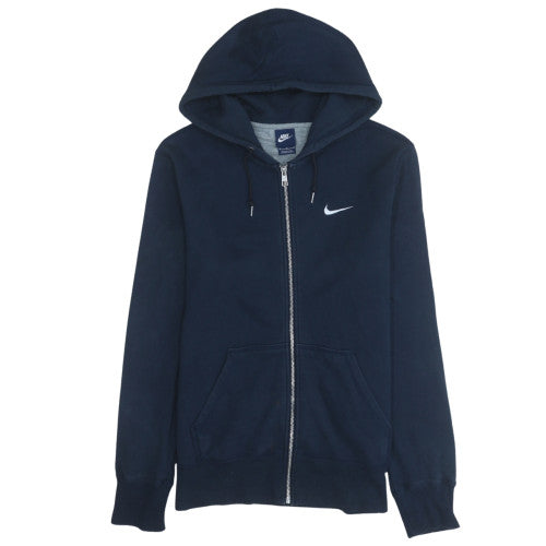 Nike Men's Navy Full Zip Hoodie M Classic Fleece Sweatshirt