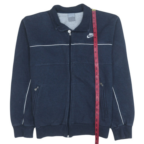 Nike Men's Blue Full Zip Fleece Sweatshirt Jacket Size M