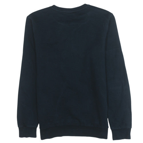 Puma Men's Black Small Pullover Crew Neck Logo Sweatshirt