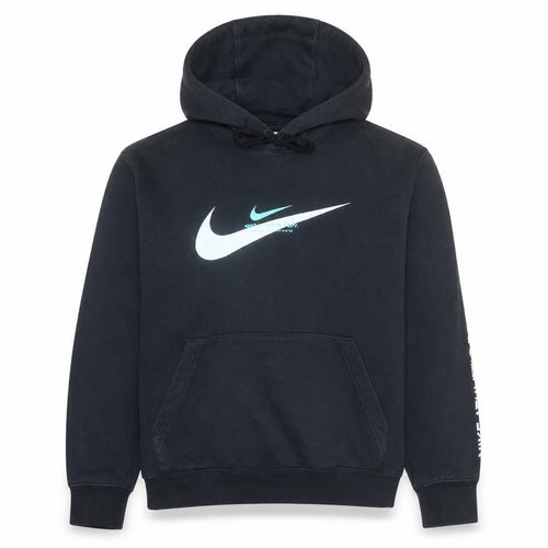 Nike Men's Black Pullover Hoodie L Sports Graphic Fleece