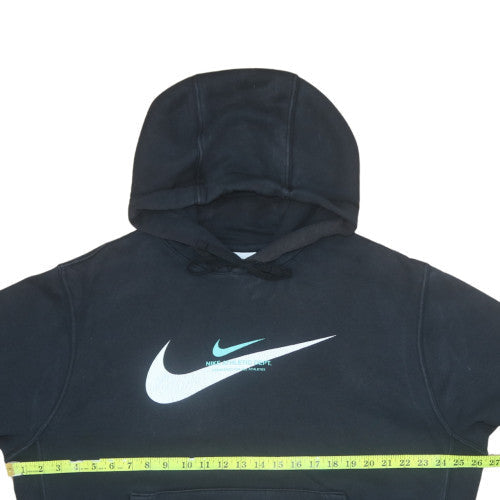 Nike Men's Black Pullover Hoodie L Sports Graphic Fleece