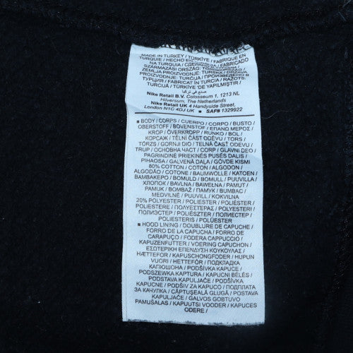 Nike Men's Black Pullover Hoodie L Sports Graphic Fleece