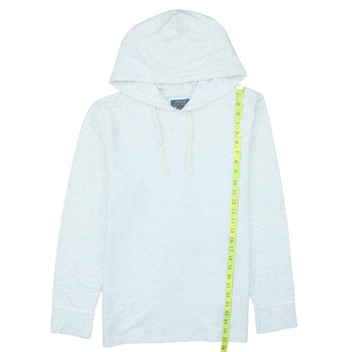 Polo Ralph Lauren Men's White L Pullover Lightweight Hoodie