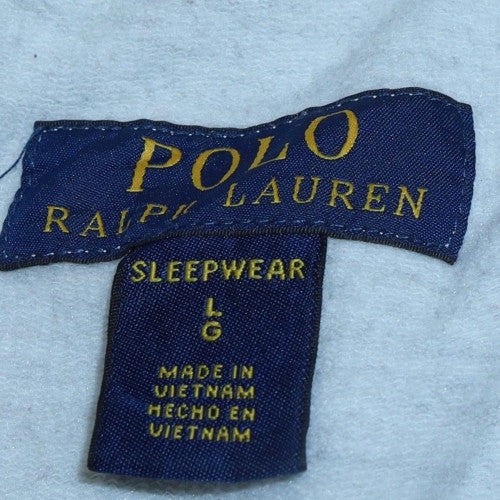 Polo Ralph Lauren Men's White L Pullover Lightweight Hoodie