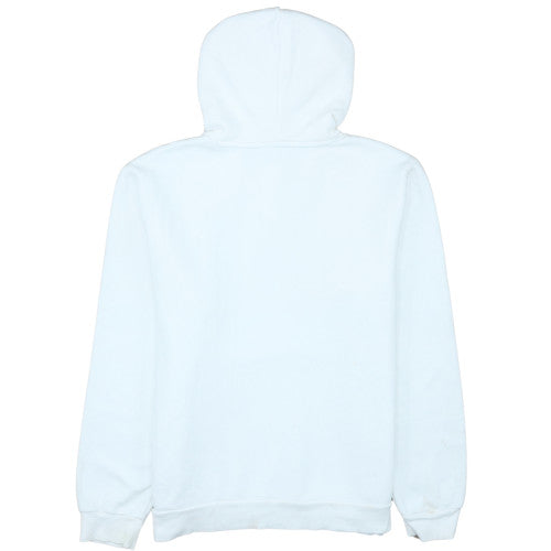 Puma Men's White Pullover Hoodie M Graphic Logo Sportswear