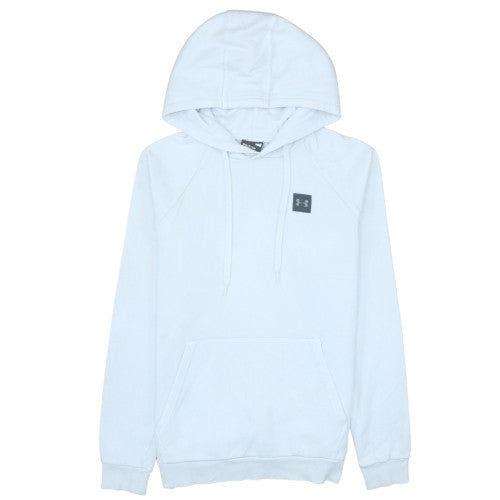 Under Armour Men's White Pullover Hoodie Small Lightweight Fleece