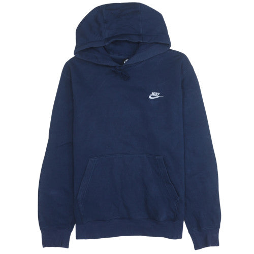 Nike Men's Blue Pullover Hoodie Size M Hooded Fleece Sweatshirt