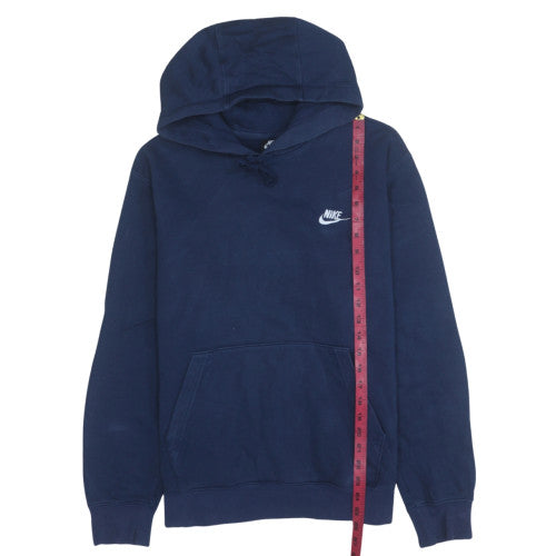 Nike Men's Blue Pullover Hoodie Size M Hooded Fleece Sweatshirt