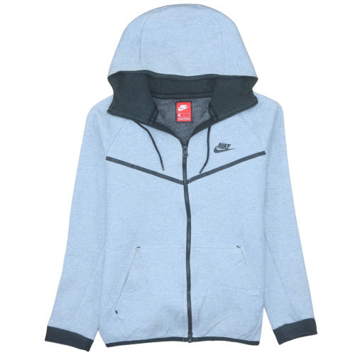 Nike Men's Grey Full Zip Hoodie M Regular Fit Sportswear